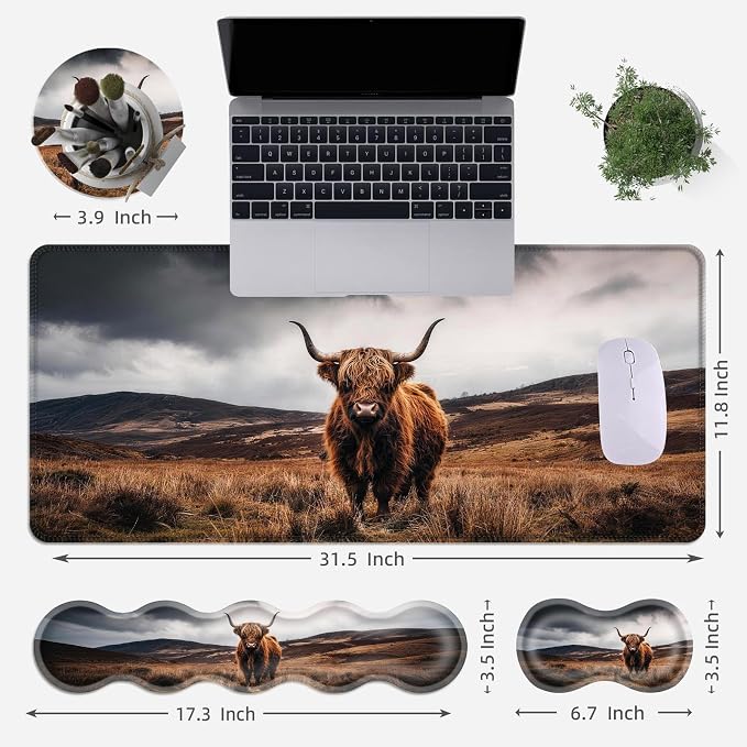 Brown Highland Cow