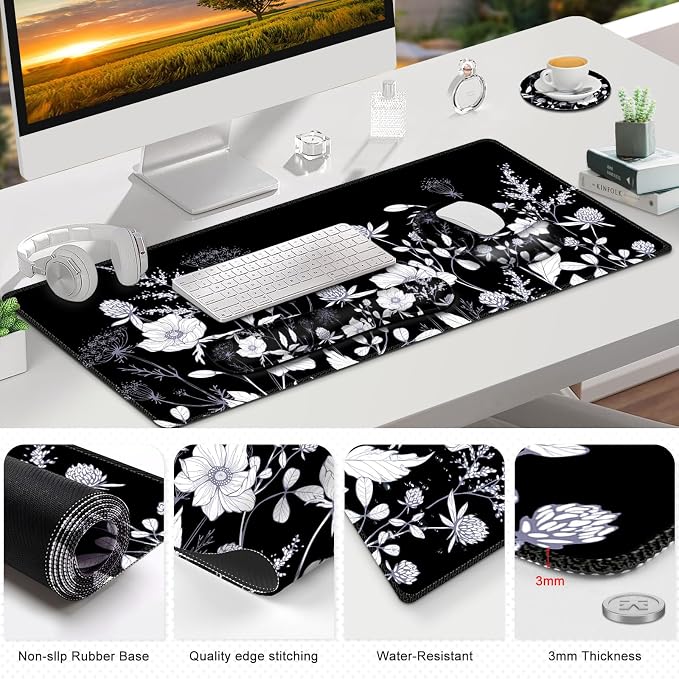 Black White Flowers