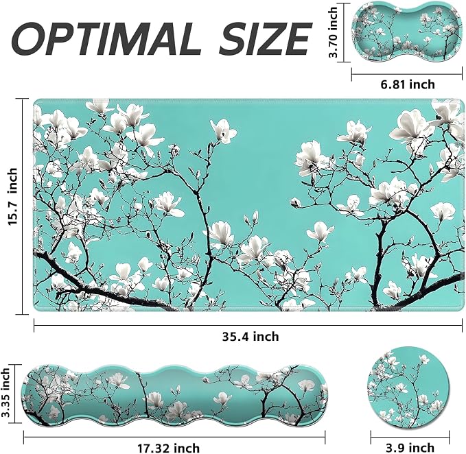 Turquoise White Cherry