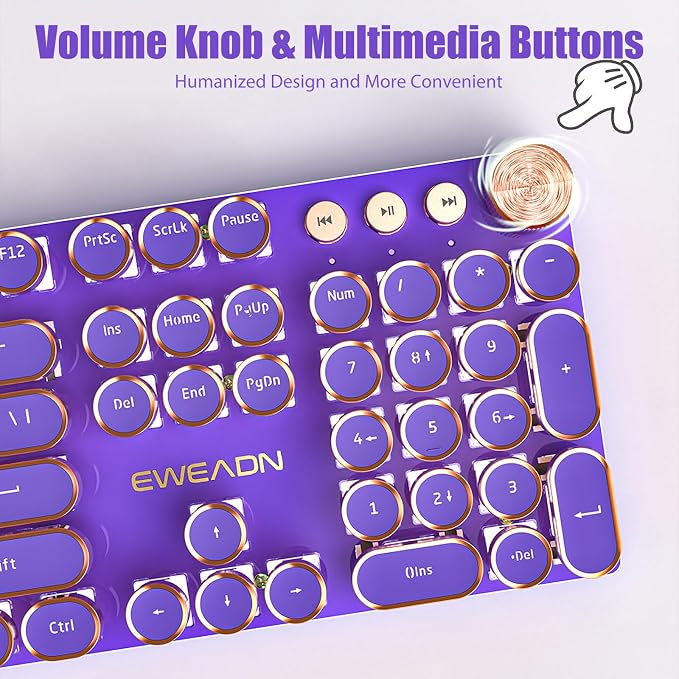 Wired - Purple (Pink Switches)