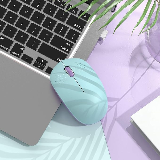 Mint Green and Purple