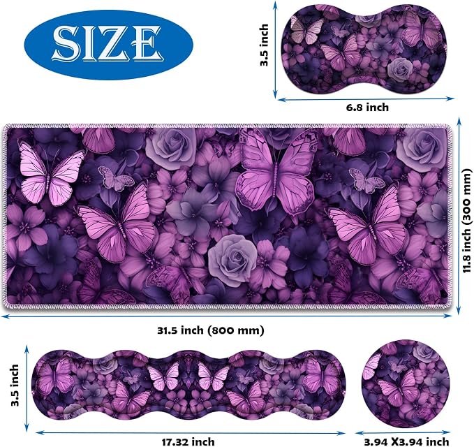 Butterflies Purple and Purple Flowers