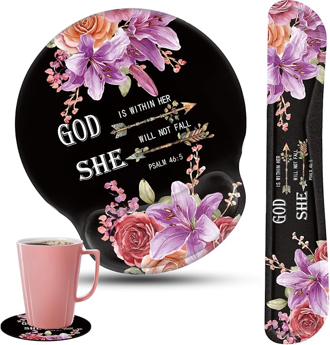Flower Bible Verse Psalm 46-5