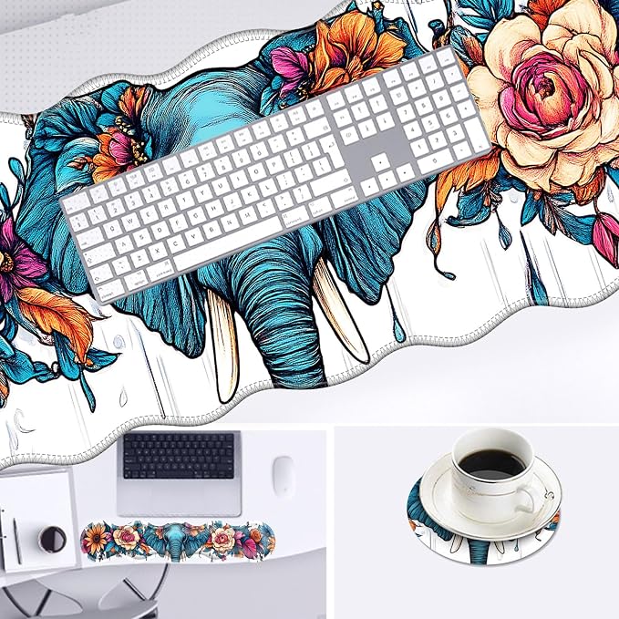 8 Floral Elephant