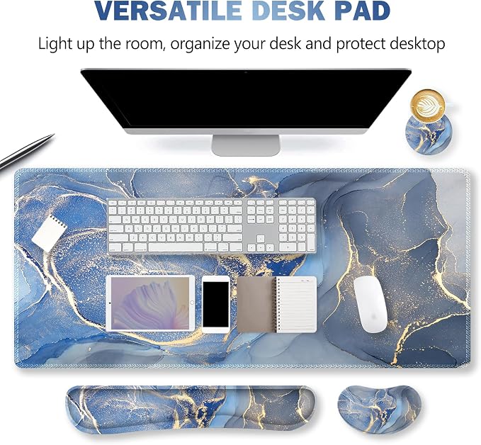 Blue Yellow Marble