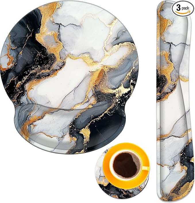 Black Gold Marble