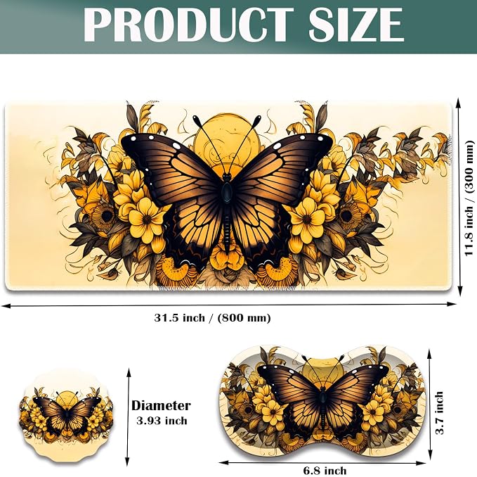 Yellow Sunflower Butterfly