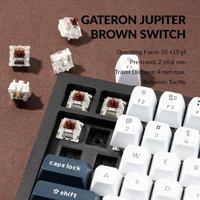 Hot-swap Gateron Jupiter Brown Switch