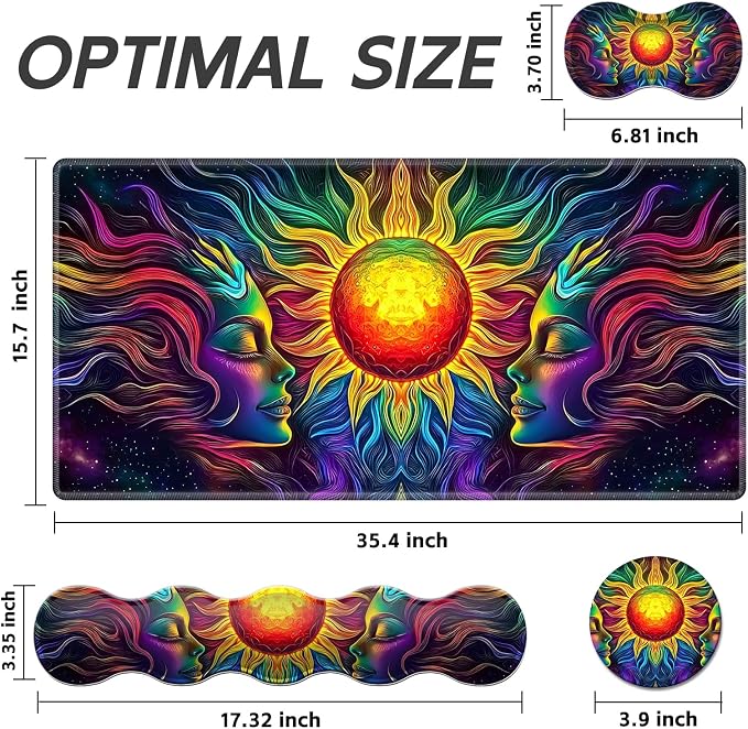 Colorful Sun Woman