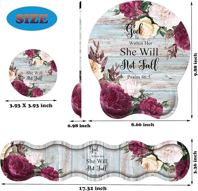 Bible Flower Psalm 46-5