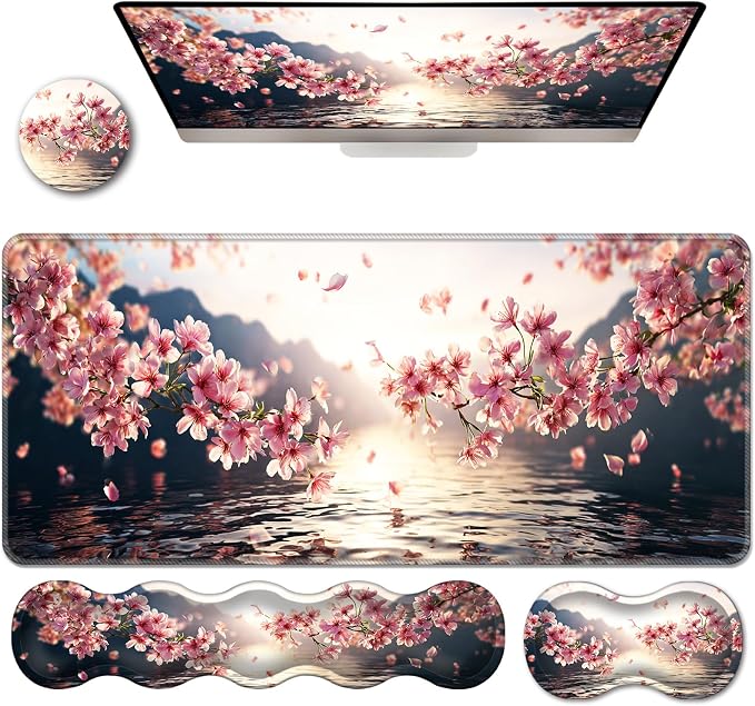 Cherry Blossoms Over Water-2-20