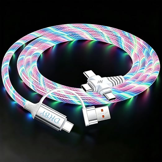 6IN1 Multi Ports LED Colorful