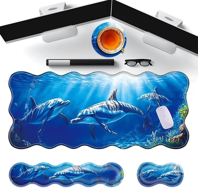 Dolphins Swimming in the Ocean