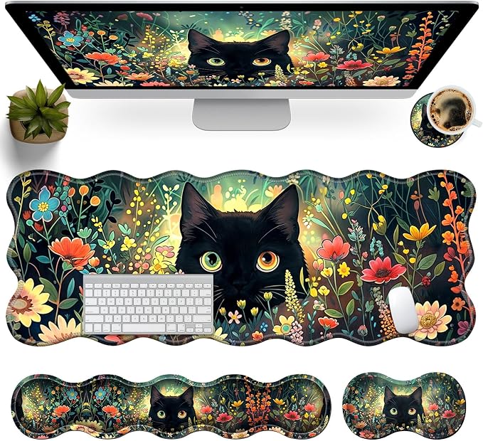 Cute Flowers Cat