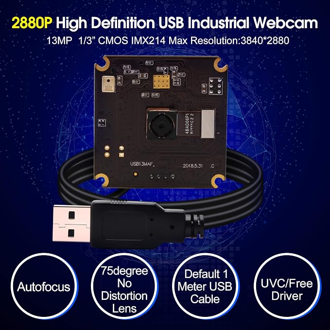 75 Degree Autofocus No Distortion Lens