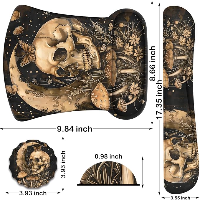 Butterfly Moon Skull