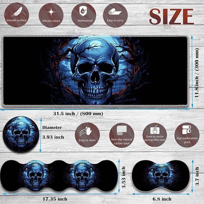 Blue Skull Moon