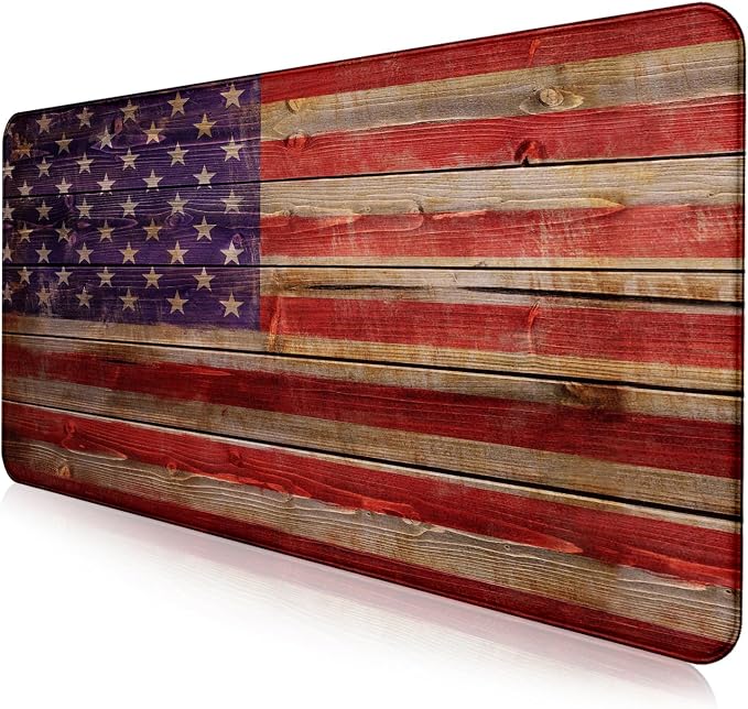 Wood Grain American Flag