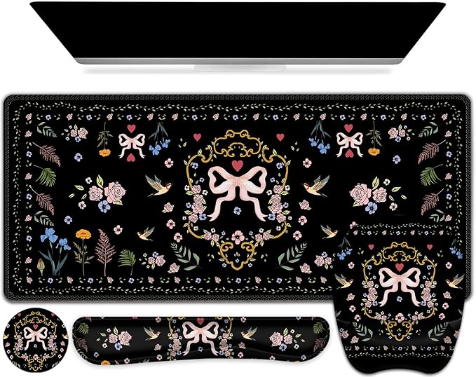 Vintage Floral Romantic Bow