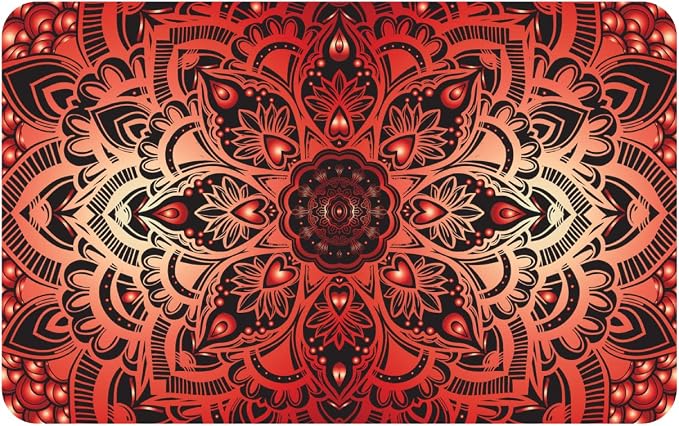 Mandala Heart Red