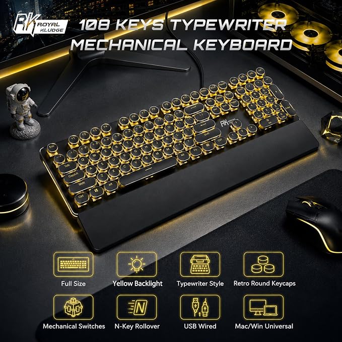 black yellow backlit