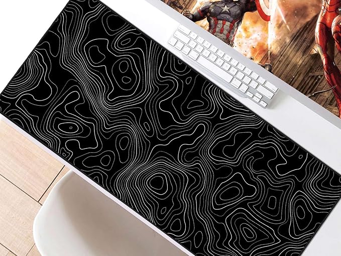 Black Topographic