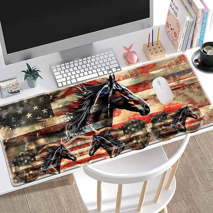 Flag Horse American
