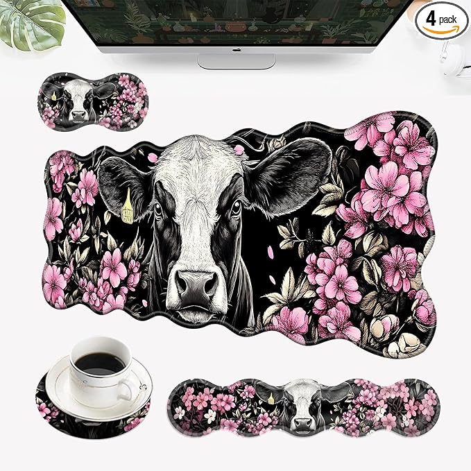 12 Cute Cow Floral