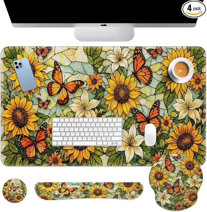 Sunflower and Butterfly