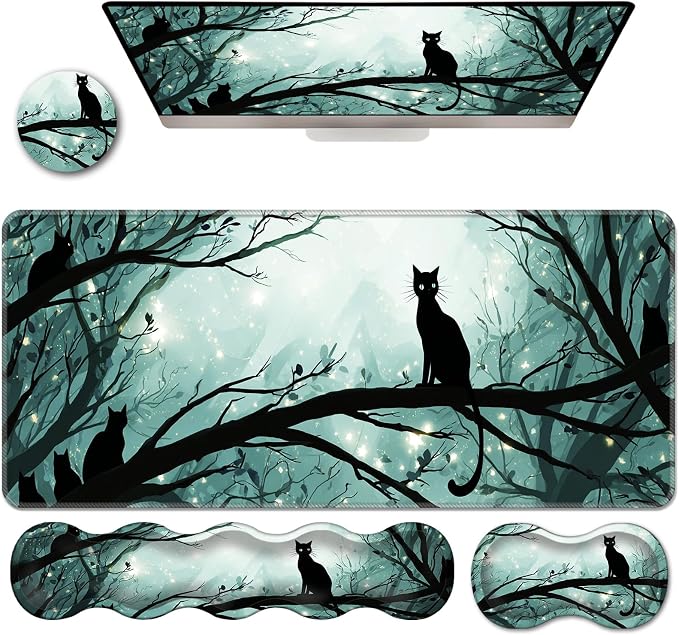 Cats in Moonlit Forest-2-27