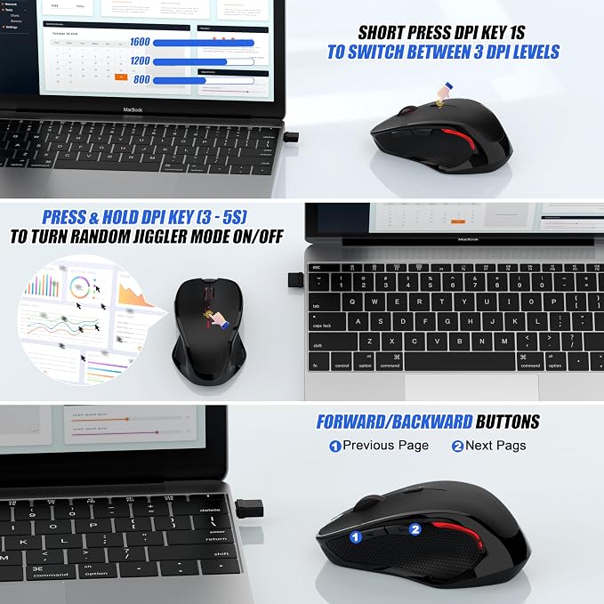 Bluetooth Wireless Mouse (Black)