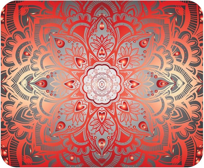 Mandala Heart Red