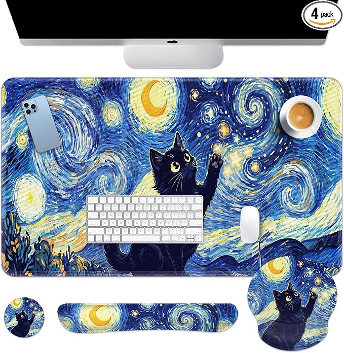 Cat Blue Moonlight