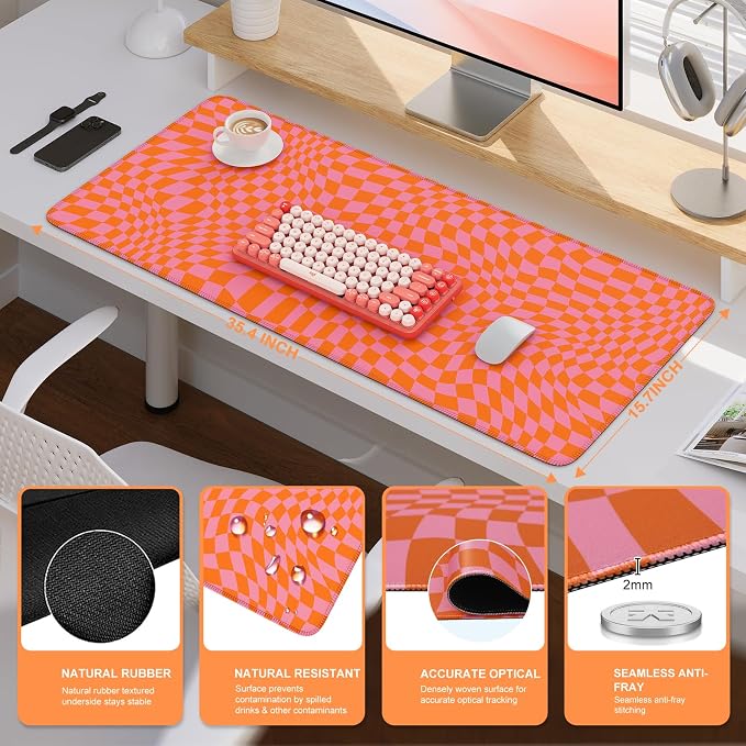 Orange Checkered