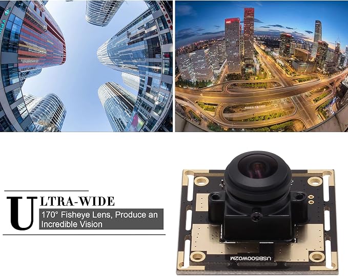170 degree fisheye lens