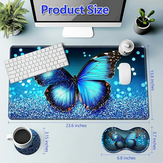 Blue Sparkling Butterfly