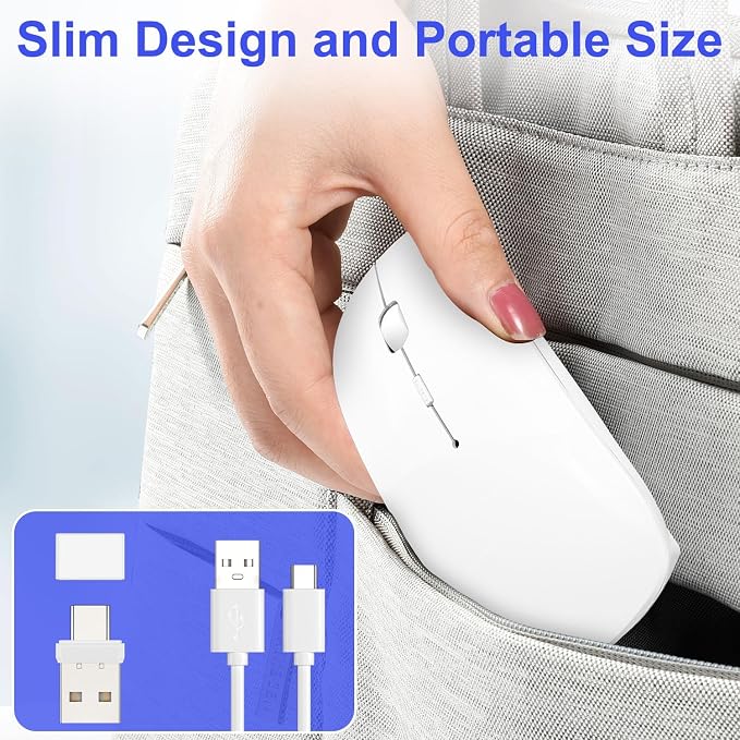 Wireless Bluetooth Mouse (White)