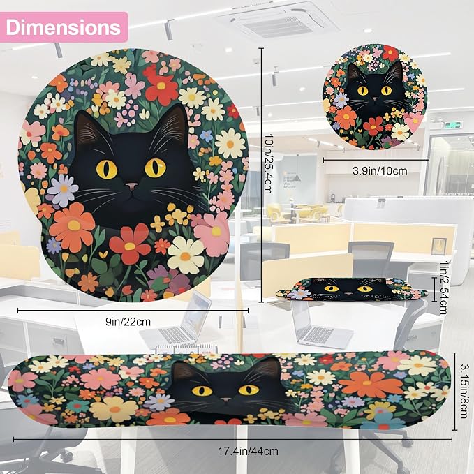 Cute Black Cat Flower