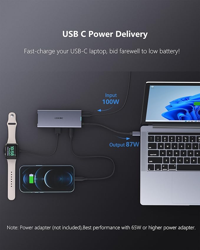 Grey 2 HDMI + 1 DisplayPort+USB