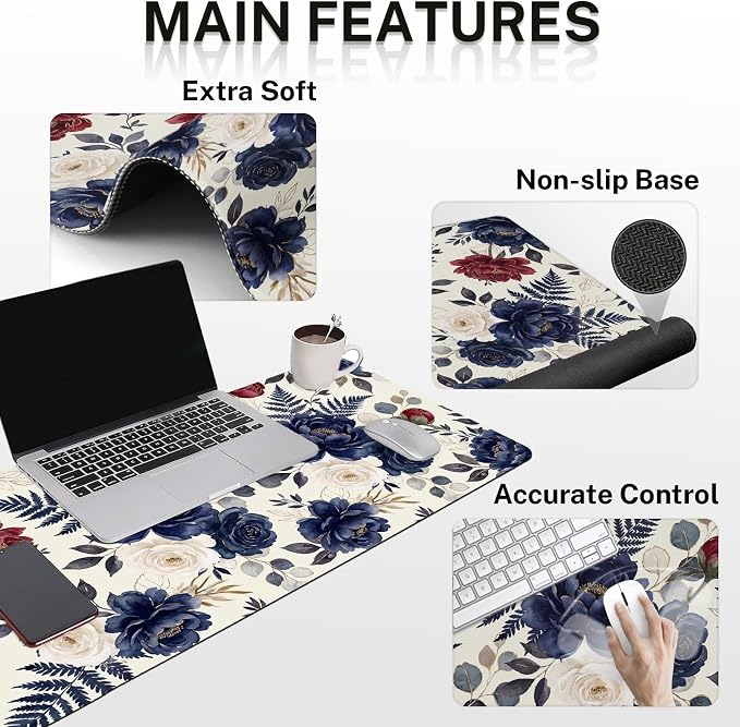 Navy Blue Floral