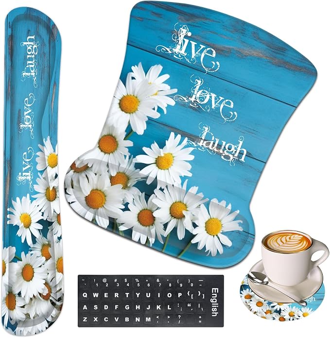 Daisy Flowers Quote Live Love Laugh