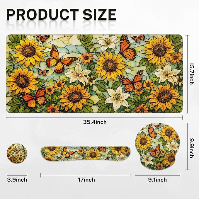 Sunflower and Butterfly