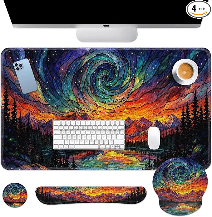 Mountain Colorful Galaxy