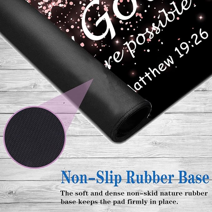 Rose Gold Glitter Black Matthew 19-26