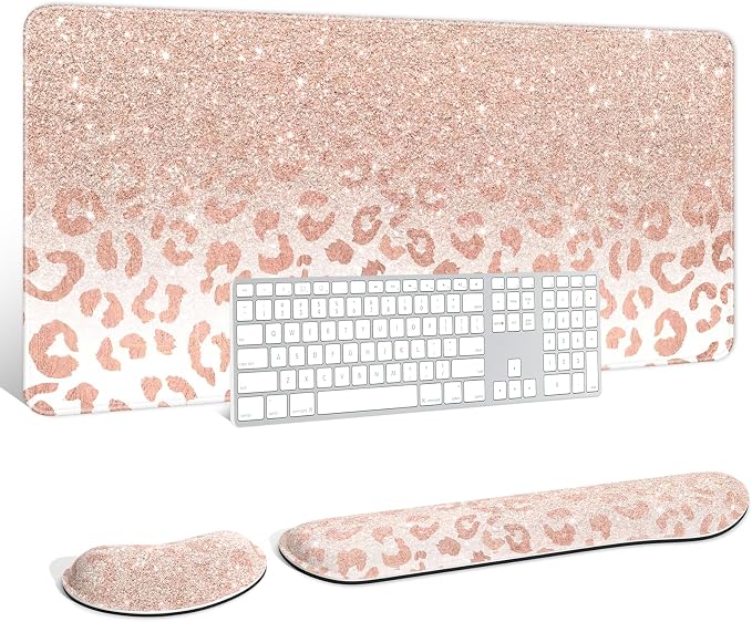 Pink Gold Leopard