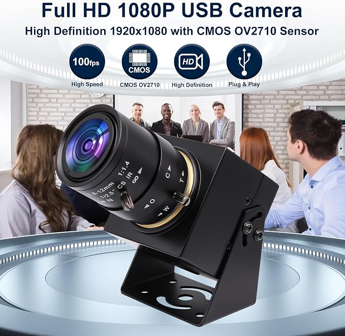 1080P Camera with 2.8-12mm Lens