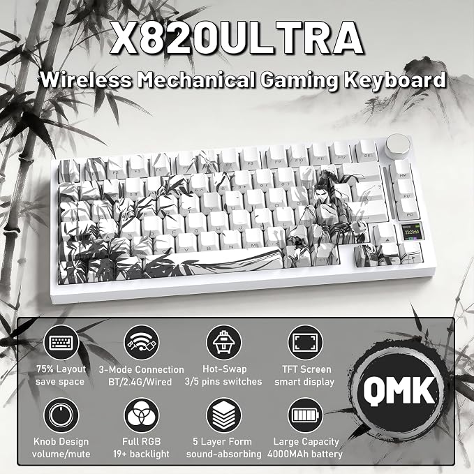 white bamboo/gift switches