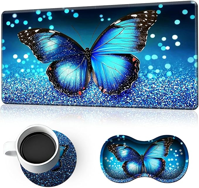 Blue Sparkling Butterfly