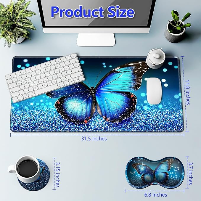 Blue Sparkling Butterfly