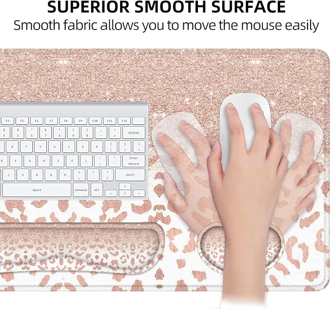 4Pcs-Rose Gold Leopard